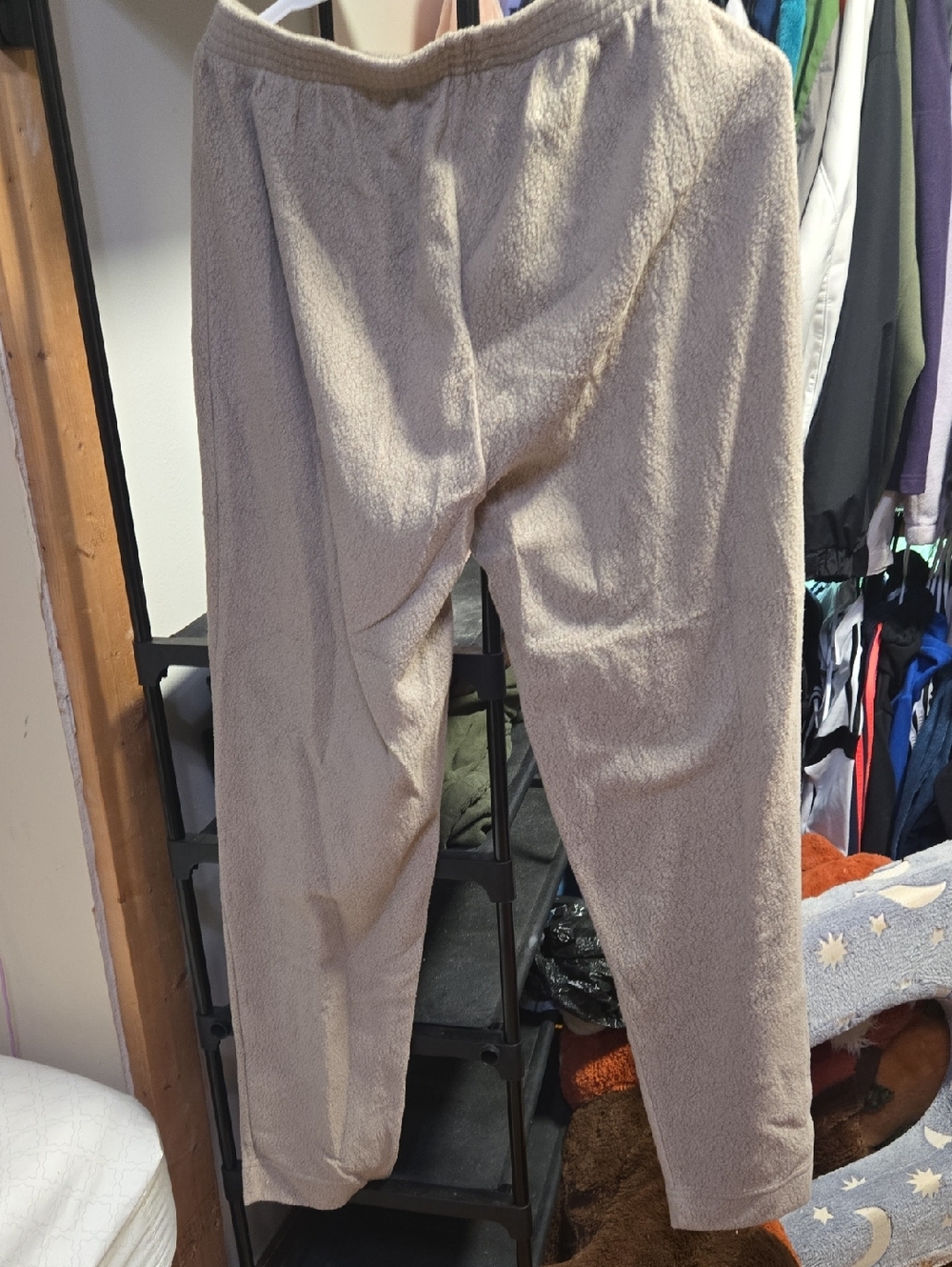Northern Reflections Teddy Bear Cozy Taupe Fleece Pants